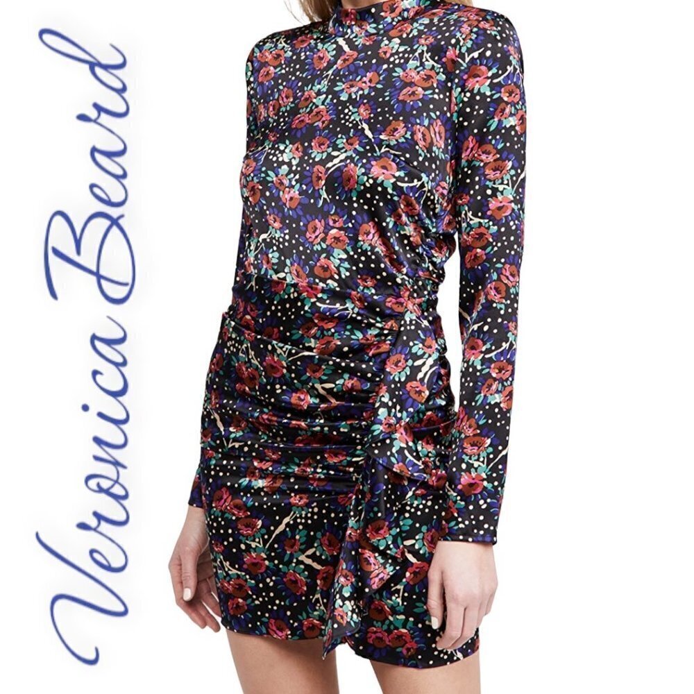 NWT VERONICA BEARD LOUELLA Silk Floral Dress, Size 0